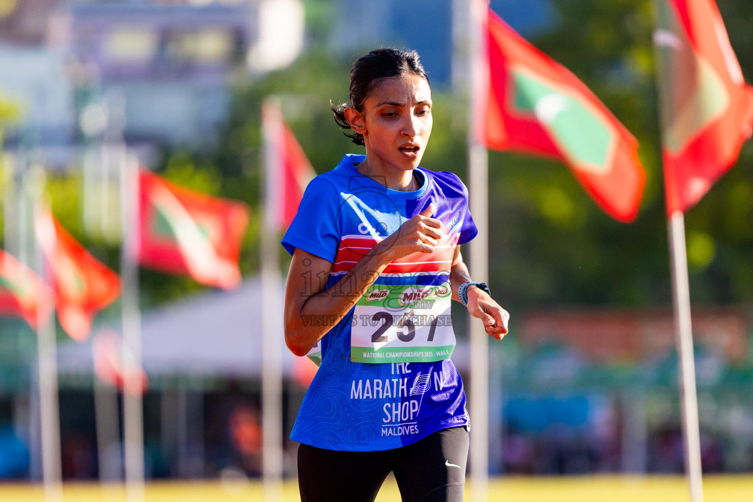 Day 3 of National Athletics Championship 2025 was held at Ekuveni Running Ground in Male', Maldives on Saturday, 16th August 2025. Photos: Nausham Waheed / images.mv