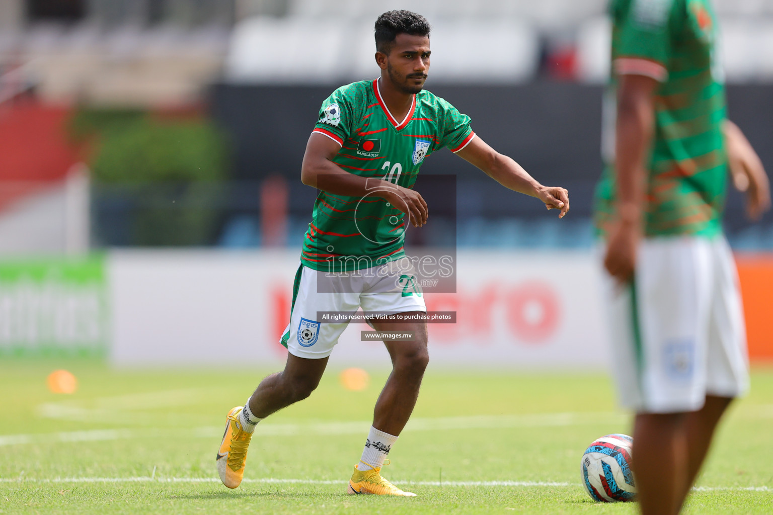 Kuwait vs Bangladesh in the Semi-final of SAFF Championship 2023 held in Sree Kanteerava Stadium, Bengaluru, India, on Saturday, 1st July 2023. Photos: Nausham Waheed, Hassan Simah / images.mv