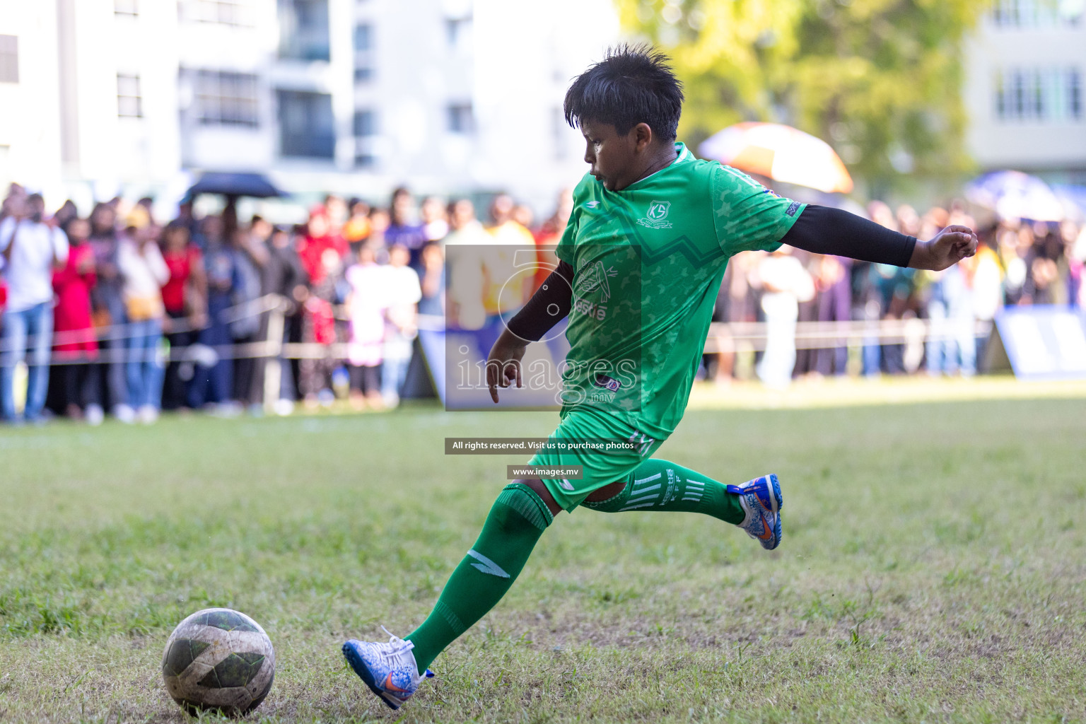 Day 3 of Nestle Kids Football Fiesta, held in Henveyru Football Stadium, Male', Maldives on Friday, 13th October 2023 Photos: Nausham Waheed/ images.mv