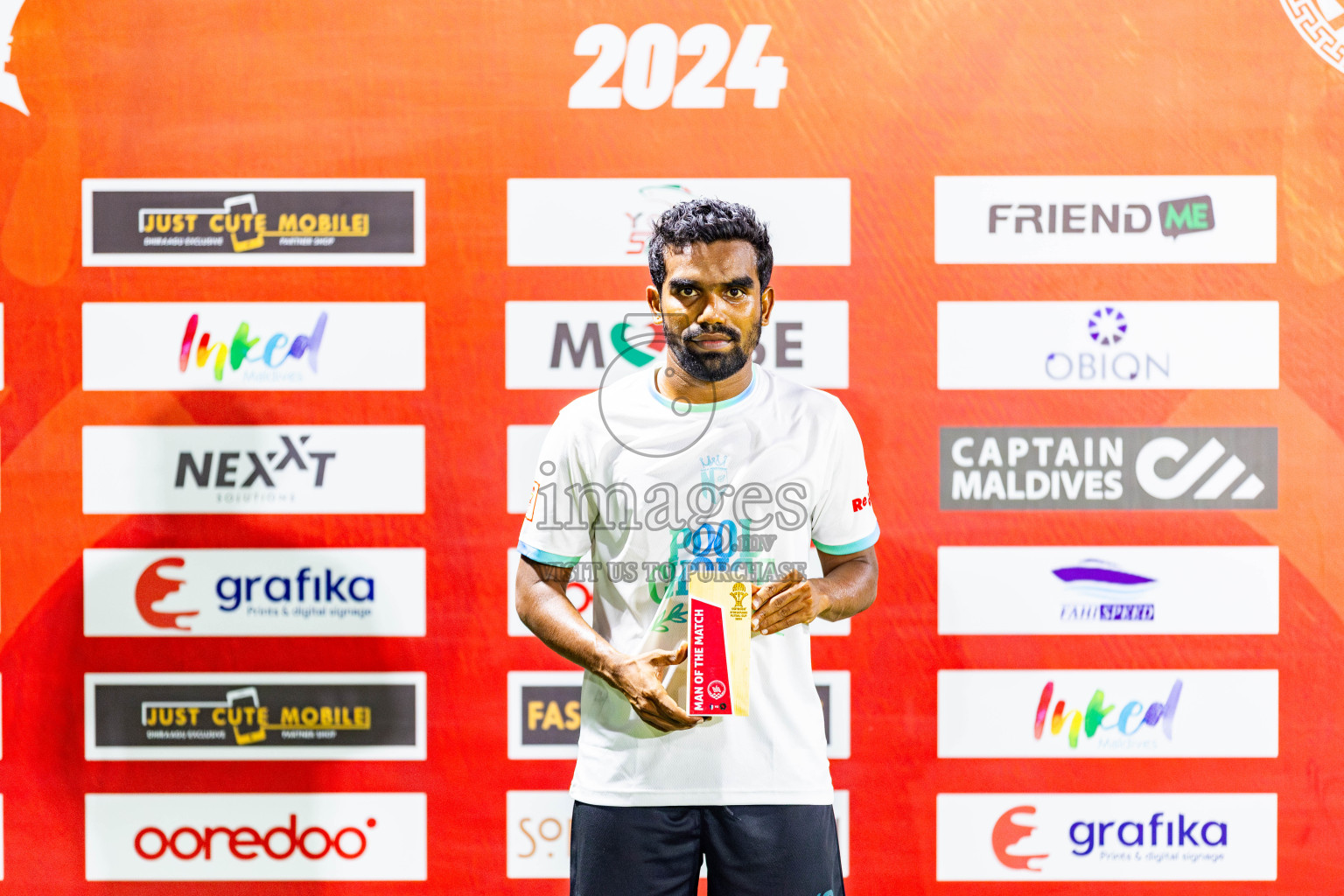 Nala Brothers vs BK Sports Club in Day 3 of Eydhafushi Futsal Cup 2024 was held on Wednesday, 10th April 2024, in B Eydhafushi, Maldives Photos: Nausham Waheed / images.mv