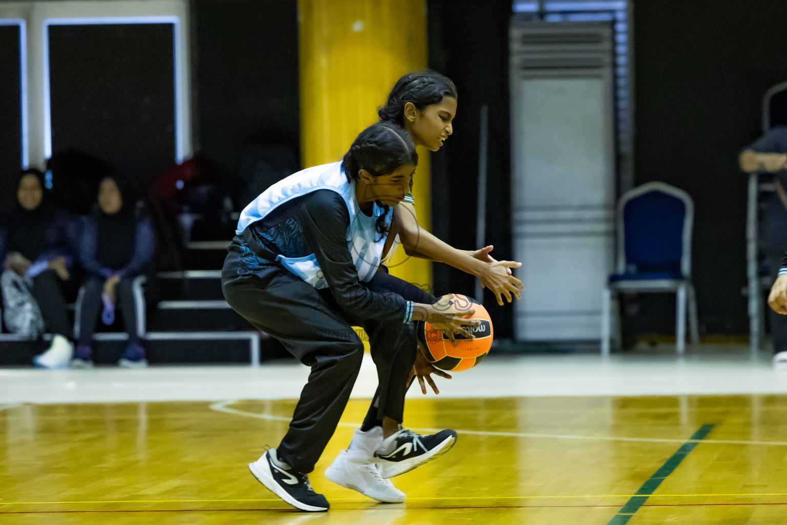 Day 12 of 25th Inter-School Netball Tournament was held in Social Center at Male', Maldives on Thursday, 22nd August 2024.