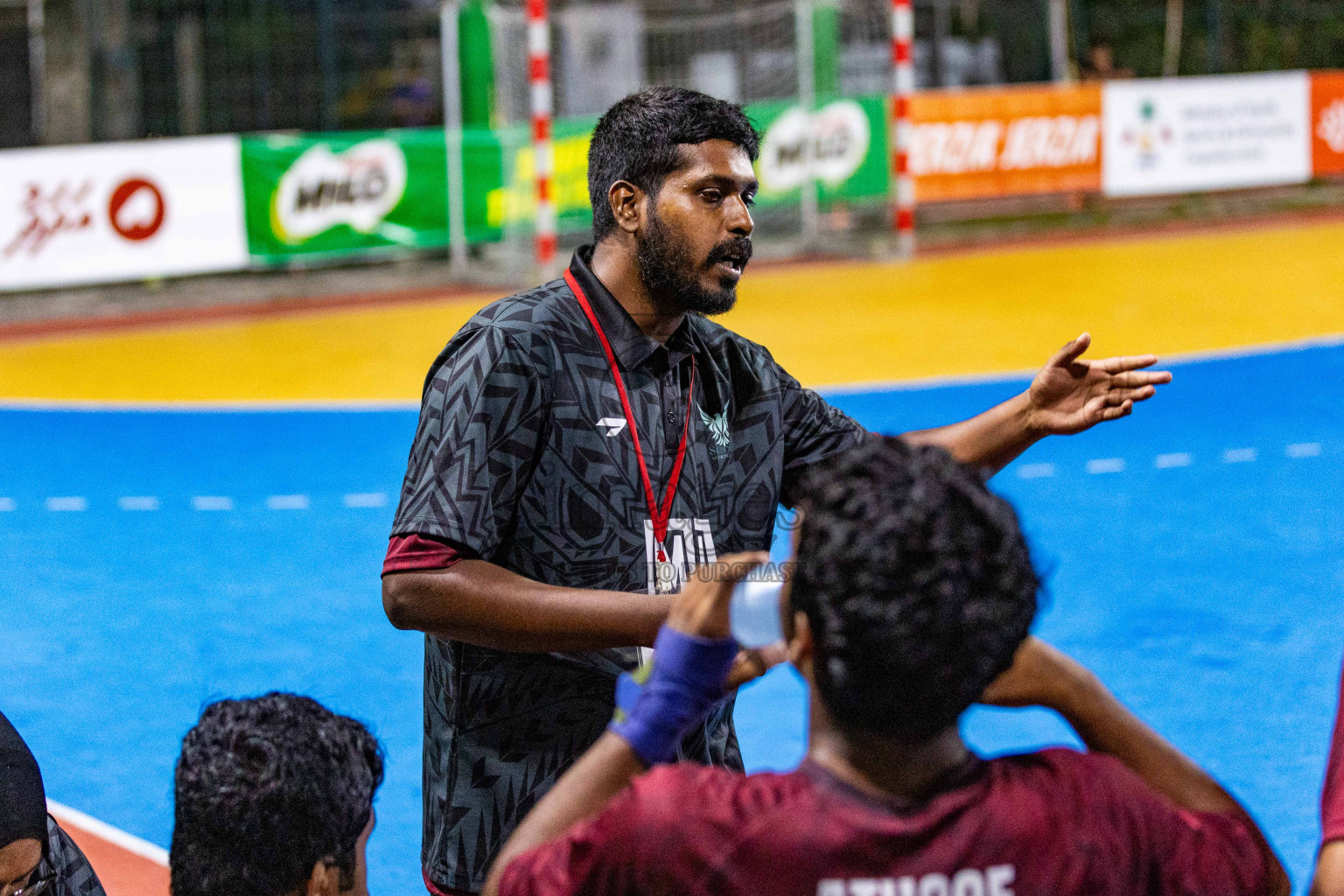 Day 17 of 10th National Handball Tournament 2023, held in Handball ground, Male', Maldives on Friday, 15th December 2023 Photos: Nausham Waheed/ Images.mv