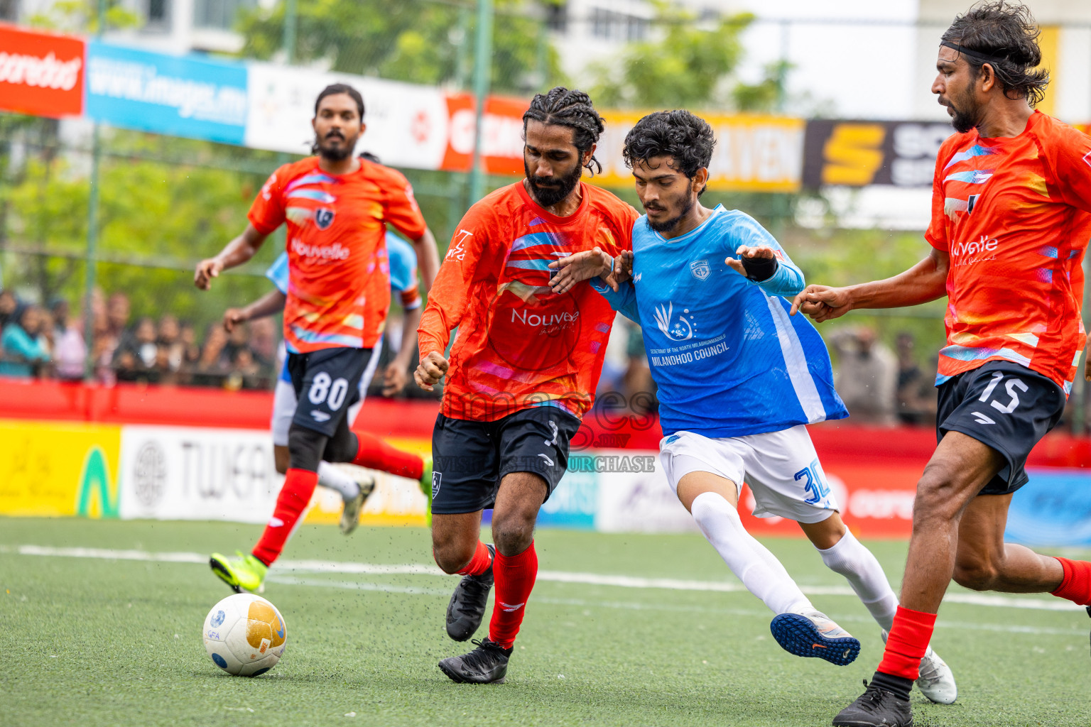 Sh Kanditheemu vs Sh Milandhoo in Day 21 of Golden Futsal Challenge 2025 was held on Saturday , 25th January 2025, in Hulhumale', Maldives.
Photos: Ismail Thoriq / images.mv