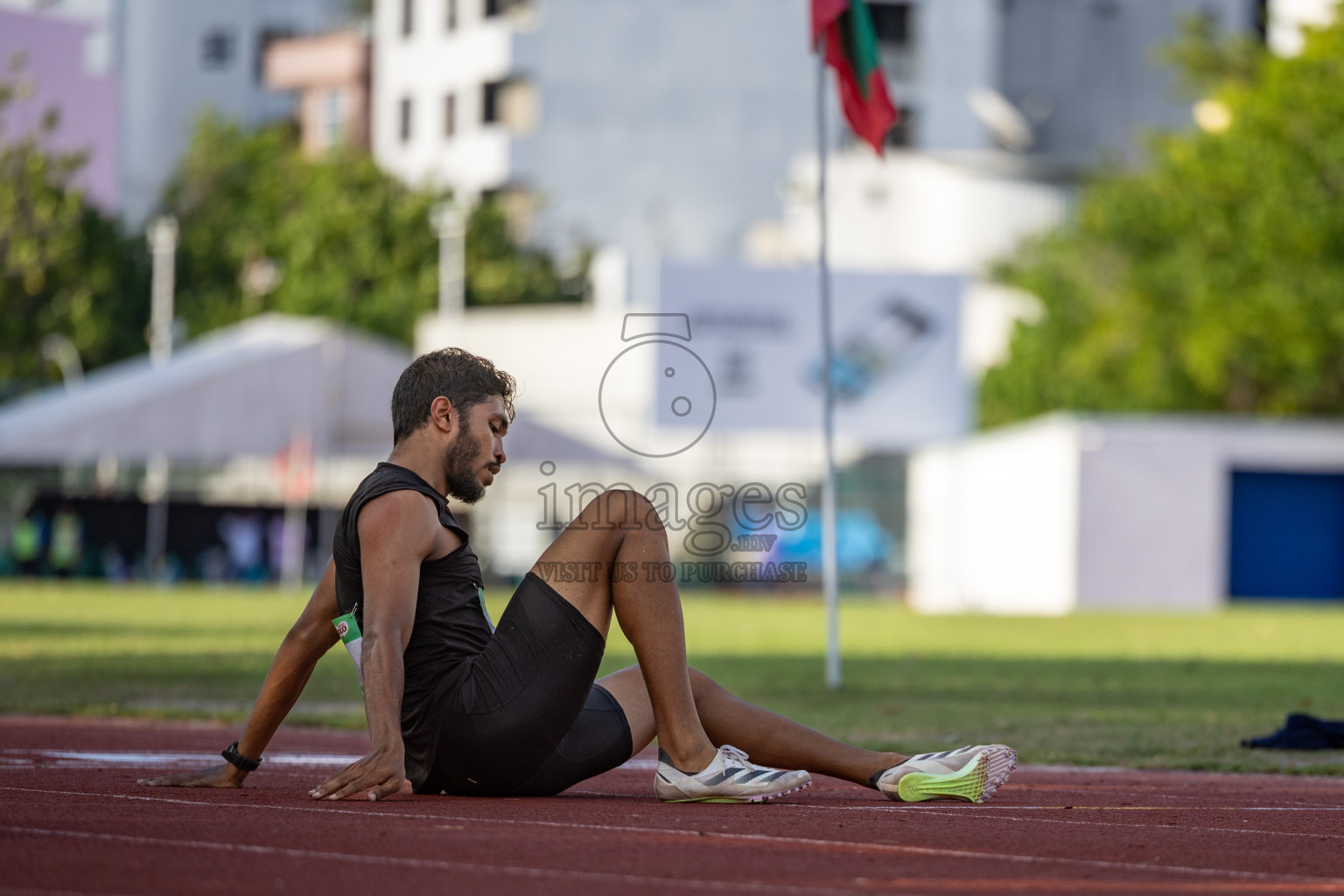 Day 3 of 33rd National Athletics Championship was held in Ekuveni Track at Male', Maldives on Saturday, 7th September 2024. Photos: Hassan Simah / images.mv