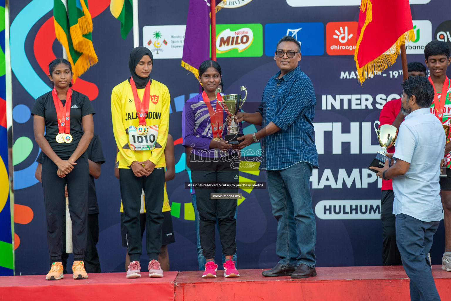 Final Day of Inter School Athletics Championship 2023 was held in Hulhumale' Running Track at Hulhumale', Maldives on Friday, 19th May 2023. Photos: Nausham Waheed / images.mv