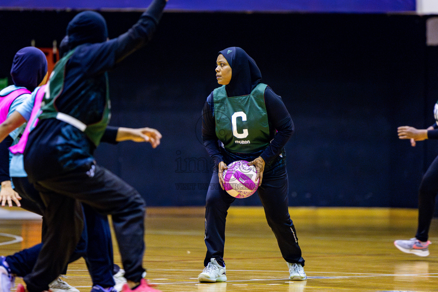 Xenith Sports Club vs MV Netters in Day 10 of National Netball Tournament 2025 held in Social Center at Male', Maldives on Tuesday, 27th May 2025. Photos: Nausham Waheed / images.mv