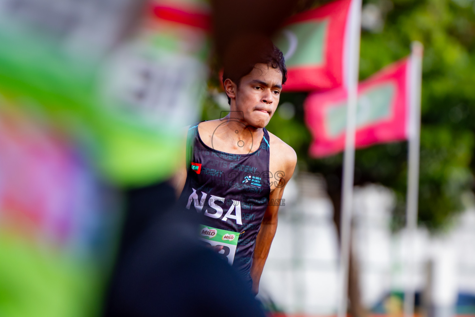 Day 1 of 12th Milo Association Championships was held in Ekuveni Track at Male', Maldives on Thursday, 24th April 2025. Photos: Nausham Waheed / images.mv