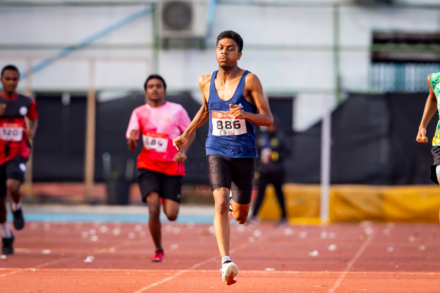 Day 3 of Inter-school Athletics Championship 2025 held in Ekuveni Synthetic Track, Male', Maldives on Wednesday, 08th October 2025. Photos by: Nausham Waheed / Images.mv