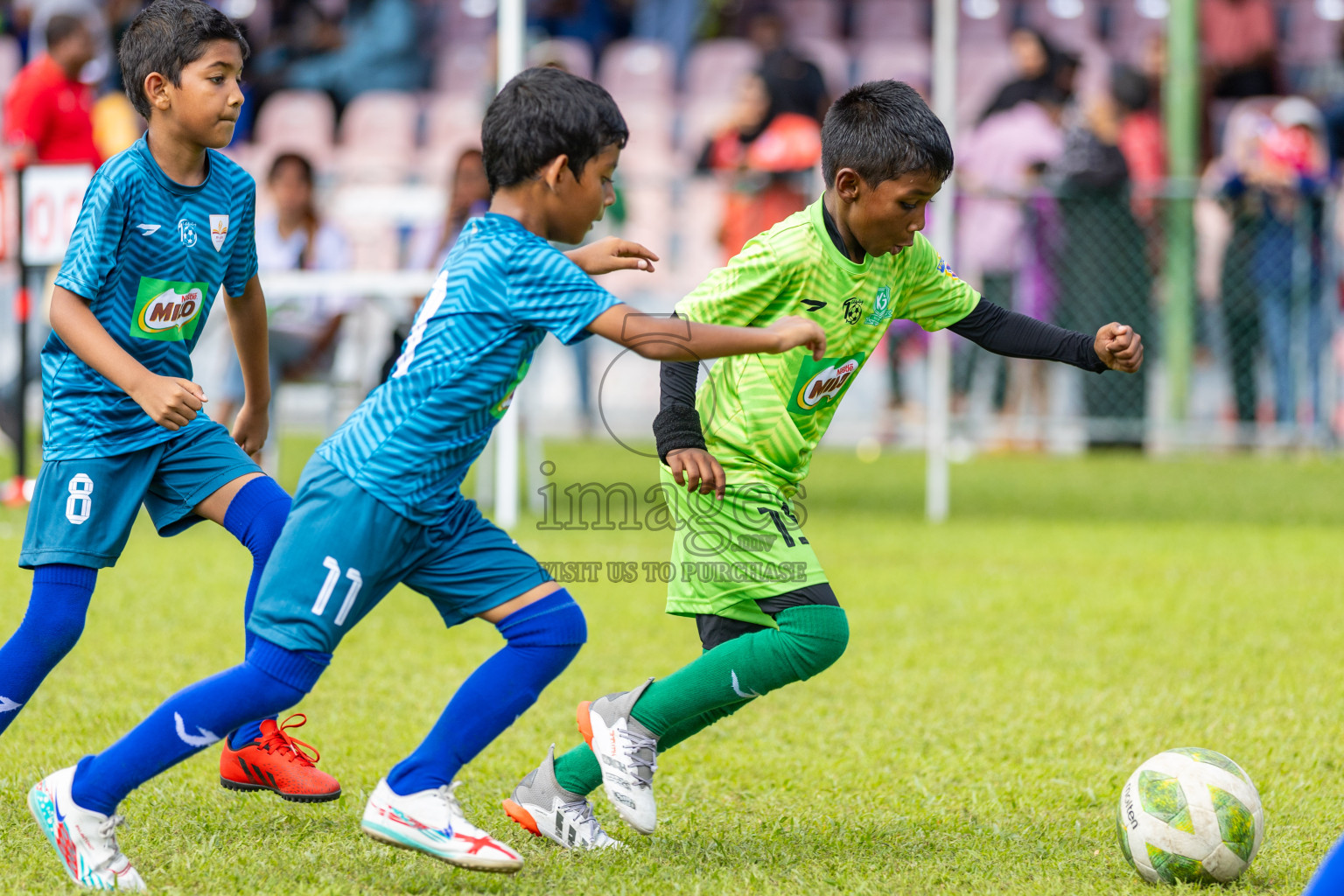 Day 2 of MILO Kids Football Fiesta was held at National Stadium in Male', Maldives on Saturday, 24th February 2024.