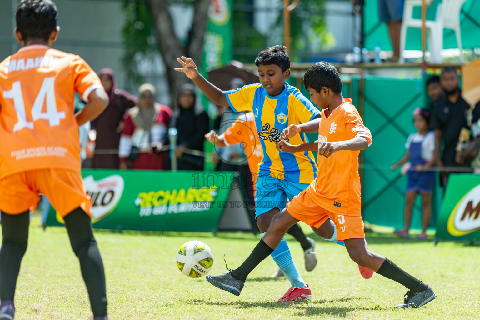 Day 3 of MILO Academy Championship 2025 (U-12) was held at Henveiru Stadium in Male', Maldives on Saturday, 3rd May 2025. 
Photos: Hassan Simah  / images.mv
