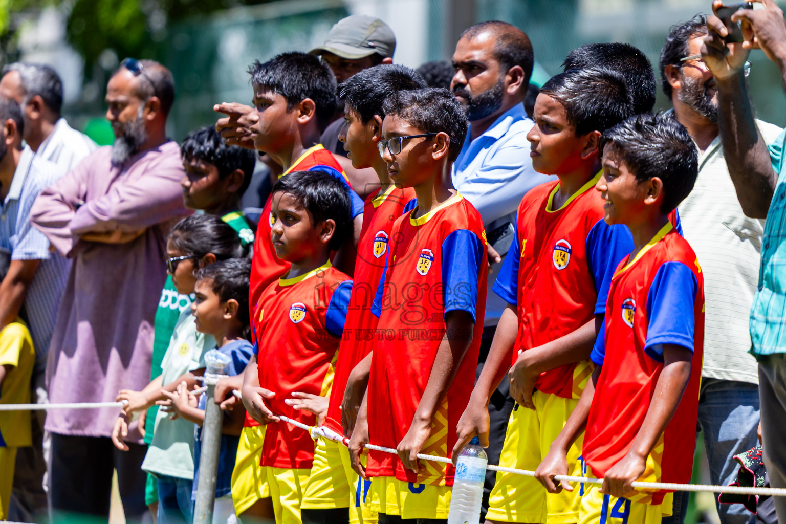 Day 3 of MILO Academy Championship 2025 (U-12) was held at Henveiru Stadium in Male', Maldives on Saturday, 3rd May 2025. Photos: Nausham Waheed / images.mv