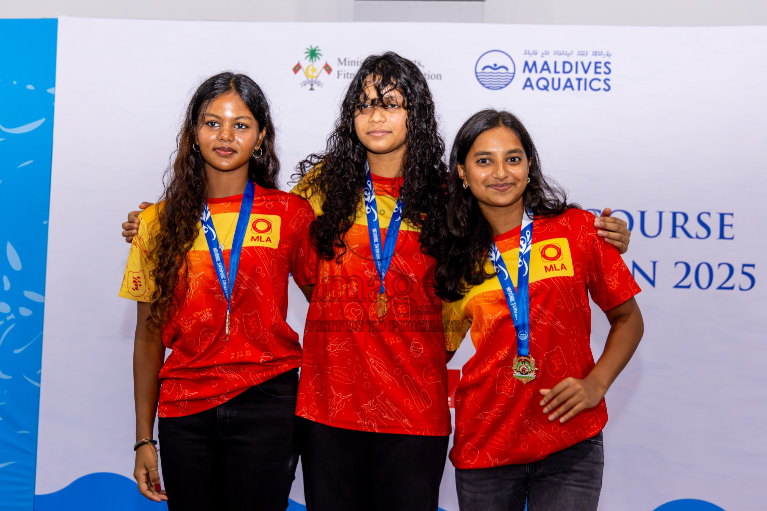 Closing Ceremony of 1st National Short Course Swimming Competition held in Hulhumale', Maldives on Thursday, 19th June 2025. Photos: Nausham Waheed / images.mv