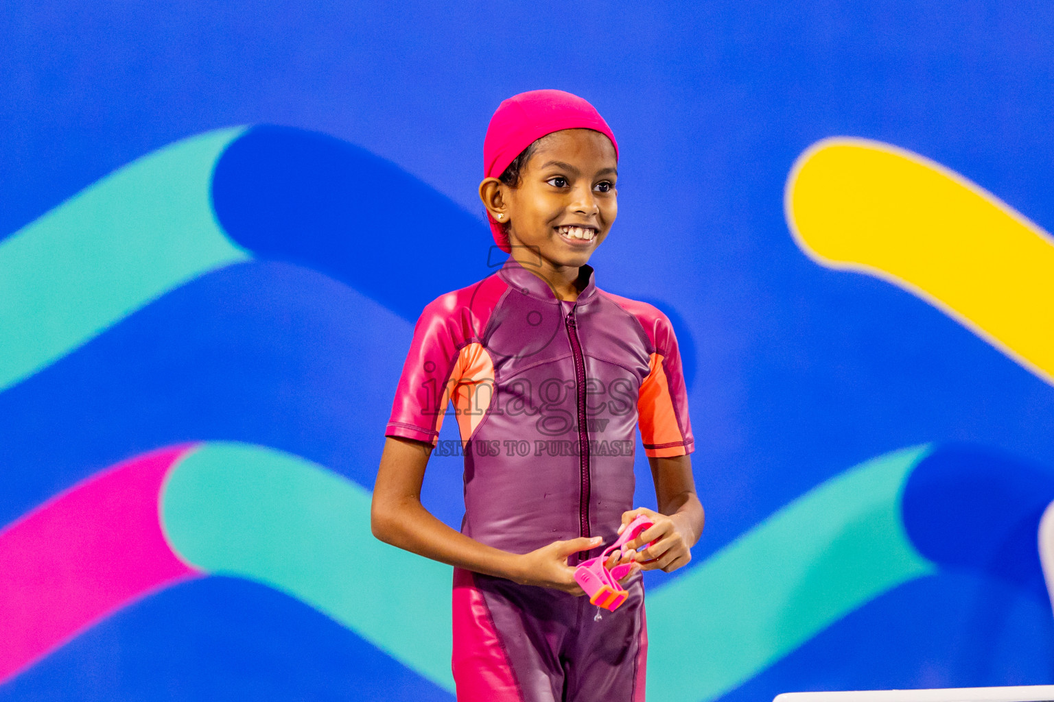 Day 3 of BML 5th National Swimming Kids Festival 2024 held in Hulhumale', Maldives on Wednesday, 20th November 2024. Photos: Nausham Waheed / images.mv