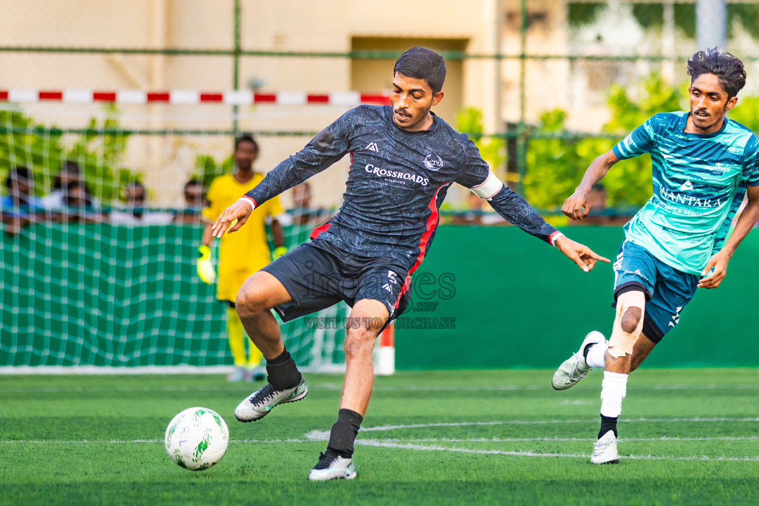 The Marina vs Anantara in Resort League 2025 (South Male Zone) was held on Sunday, 28th September 2025 in Crossroads's Maldives, Photos: Areef Adam / images.mv