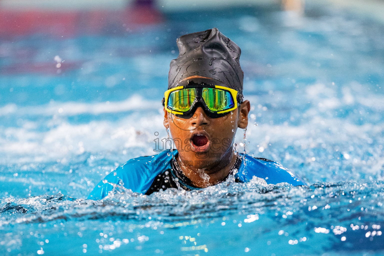 Day 4 of 20th Inter-school Swimming Competition 2024 held in Hulhumale', Maldives on Tuesday, 15th October 2024. Photos: Ismail Thoriq / images.mv