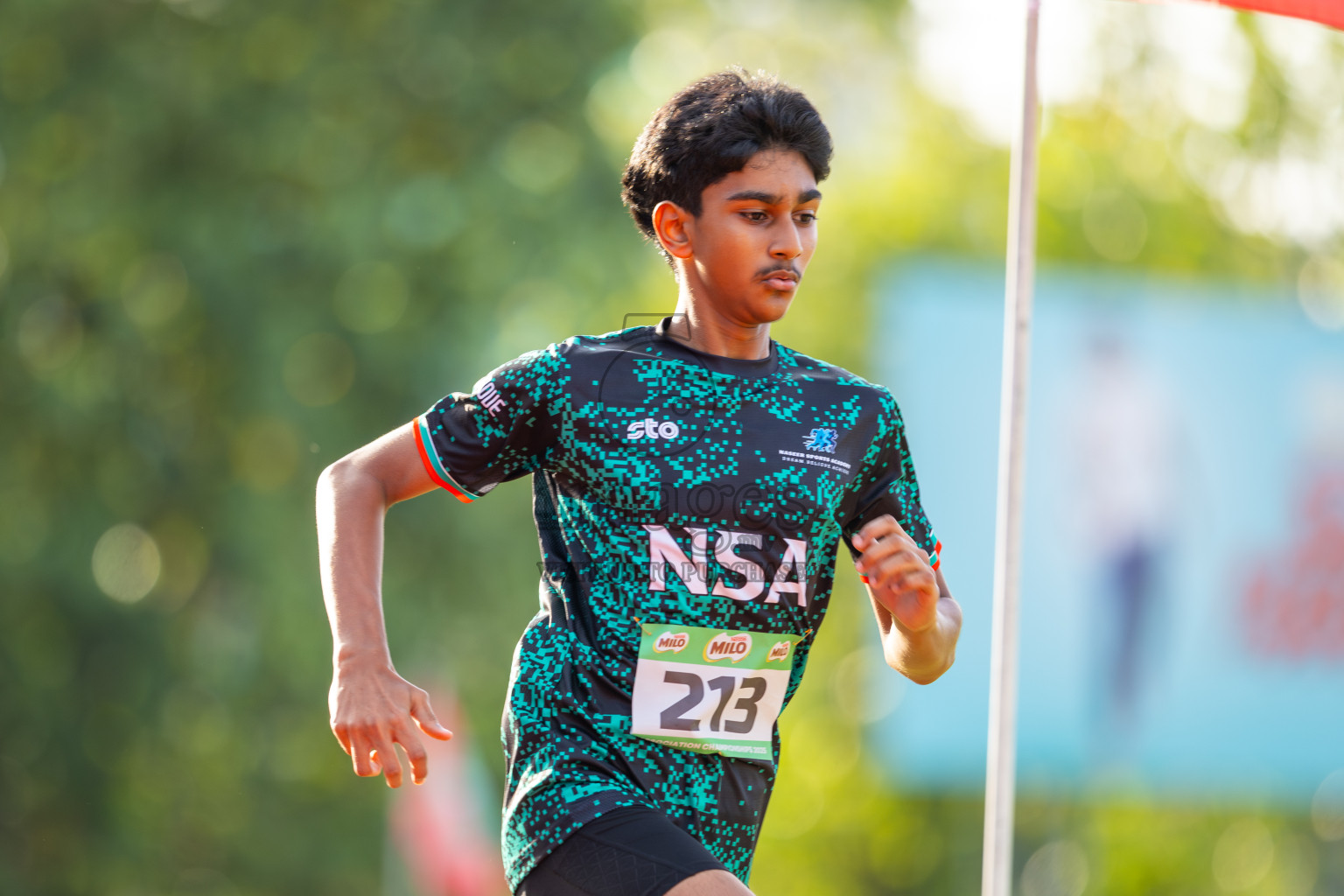 Day 2 of 12th Milo Association Championships was held in Ekuveni Track at Male', Maldives on Friday, 25th April 2025. Photos: Ismail Thoriq / images.mv