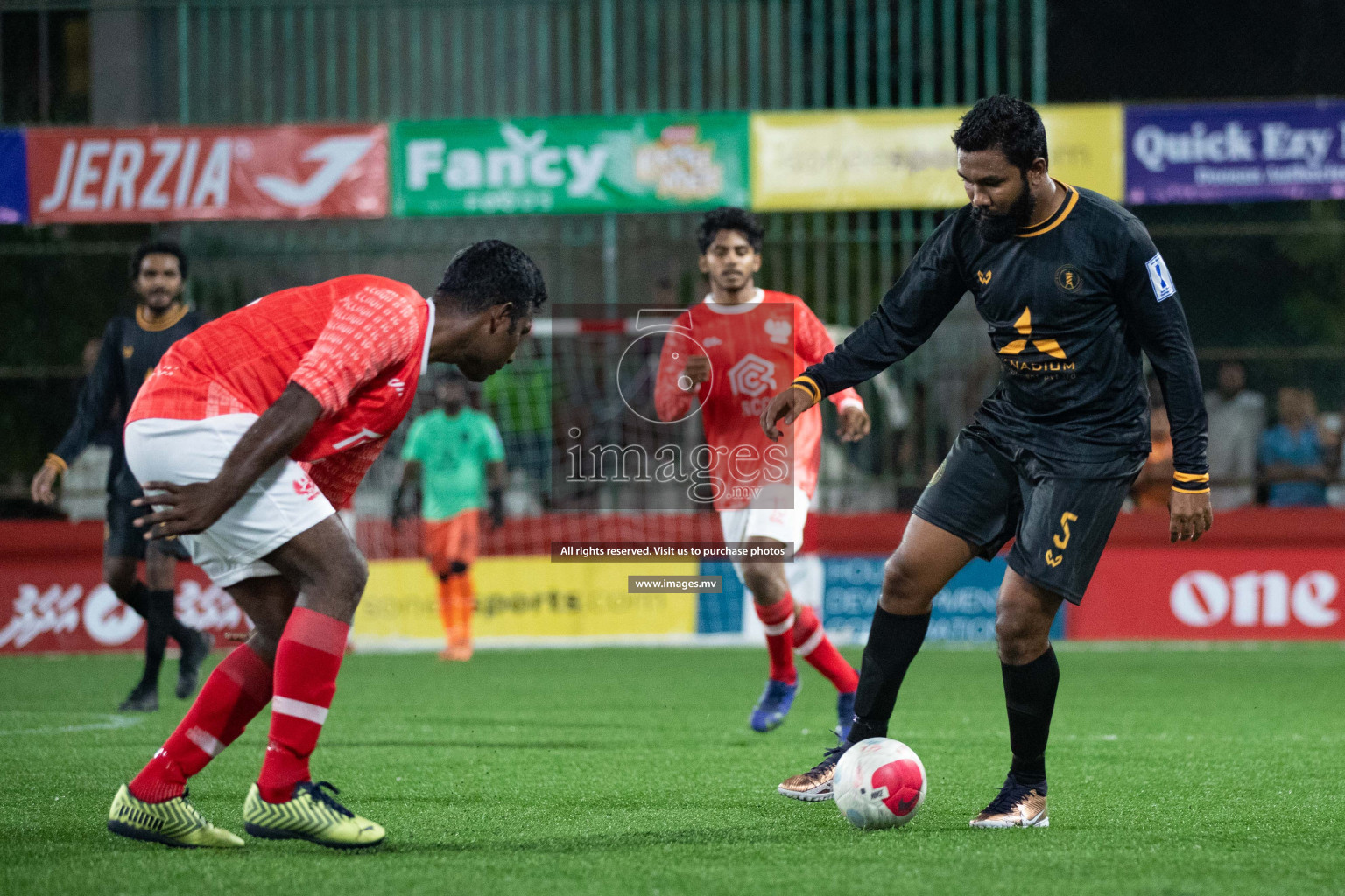 HA. Maarandhoo vs HA. Thuraakunu in Day 3 of Golden Futsal Challenge 2023 on 07 February 2023 in Hulhumale, Male, Maldives