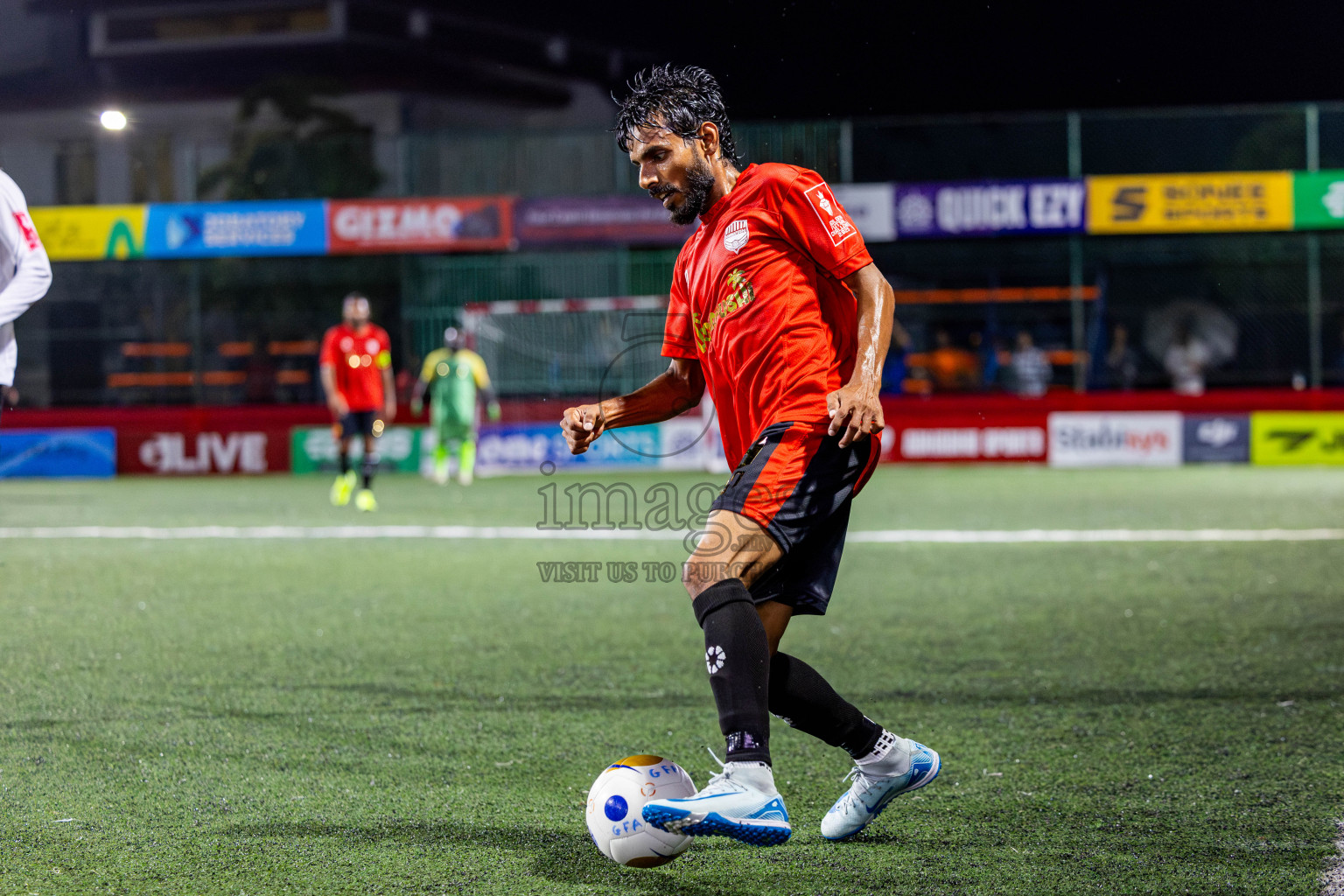 K Himmafushi vs K Dhiffushi in Day 10 of Golden Futsal Challenge 2025 was held on Tuesday, 14th January 2025, in Hulhumale', Maldives Photos: Nausham Waheed / images.mv