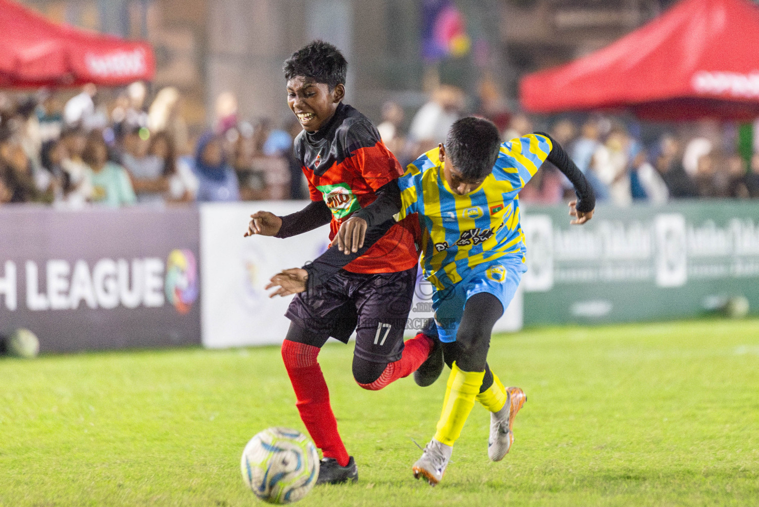 TC vs Valencia  (U12) in Day 5 of Dhivehi Youth League 2024 held at Henveiru Stadium on Friday 29th November 2024. Photos: Shuu Abdul Sattar/ Images.mv