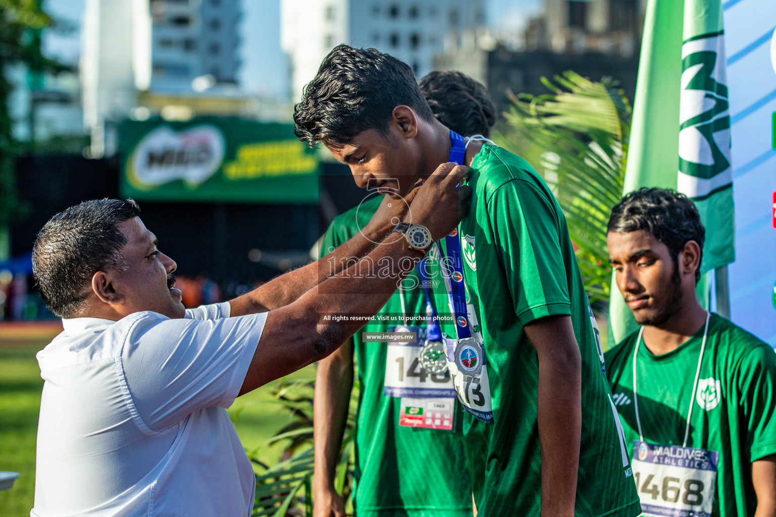 Day 5 of Inter-School Athletics Championship held in Male', Maldives on 27th May 2022. Photos by: Nausham Waheed / images.mv