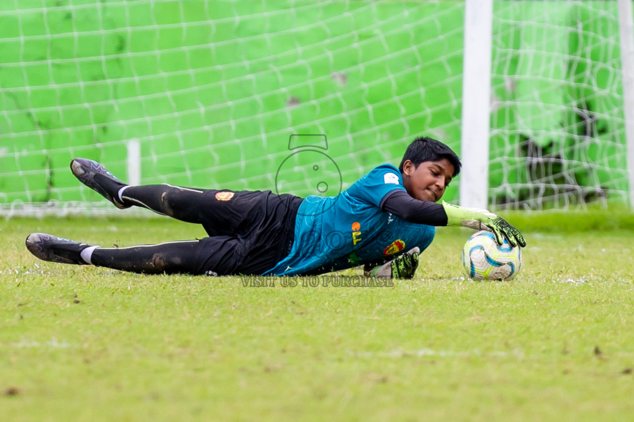 Club Eagles vs United Victory (U12) in Day 11 of Dhivehi Youth League 2024 held at Henveiru Stadium on Tuesday, 17th December 2024. Photos: Nausham Waheed / Images.mv