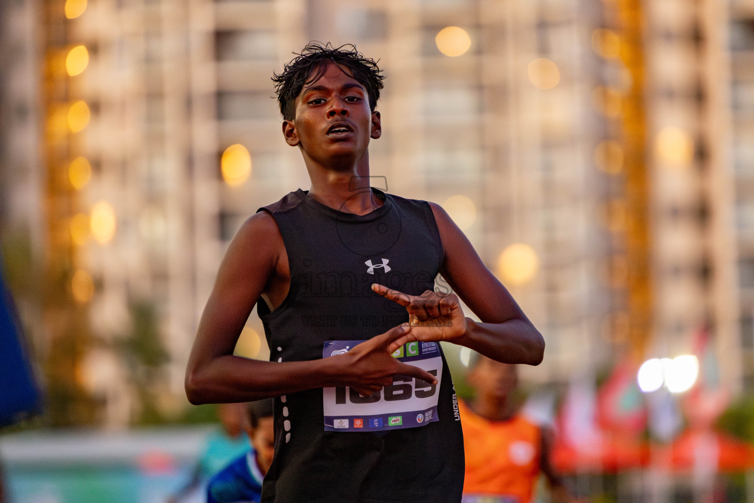 Day 1 of MWSC Interschool Athletics Championships 2024 held in Hulhumale Running Track, Hulhumale, Maldives on Saturday, 9th November 2024. 
Photos by: Hassan Simah / Images.mv