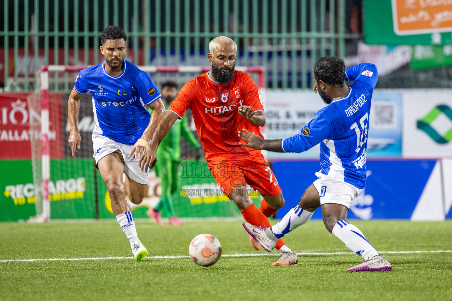 STO vs CRC in Day 4 of Club Maldives Cup 2025 was held in Rehendi Futsal Ground, Hulhumale', Maldives on Thursday, 2nd October 2025. Photos: Mohamed Mahfooz Moosa / images.mv