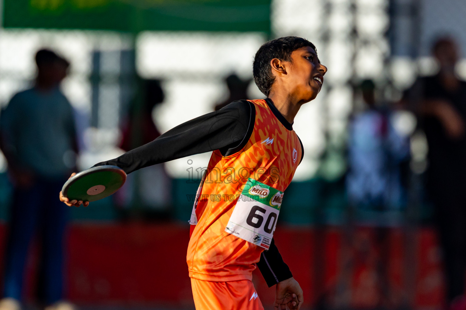 Day 4 of Inter-school Athletics Championship 2025 held in Ekuveni Synthetic Track, Male', Maldives on Thursday, 09th October 2025. Photos by: Nausham Waheed / Images.mv