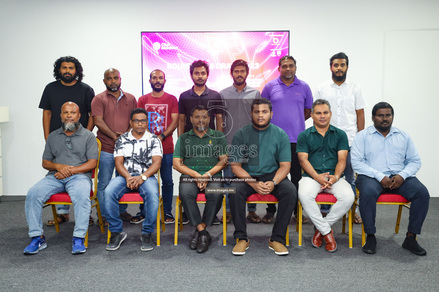 Round of 16 Draw of Club Maldives 2023 held in Boalhage Male, Maldives, on Monday, 31st July 2023 Photos: Nausham Waheed / images.mv