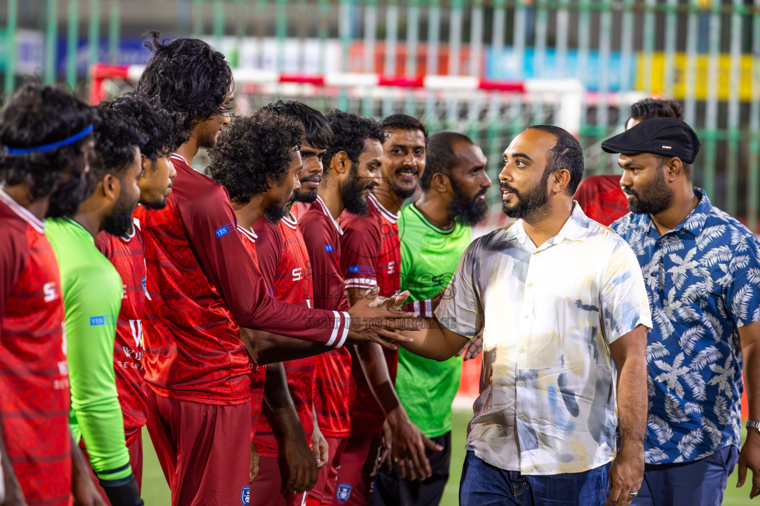 GA Dhevvadhoo vs GA Gemanafushi in Day 24 of Golden Futsal Challenge 2024 was held on Wednesday , 7th February 2024 in Hulhumale', Maldives
Photos: Ismail Thoriq / images.mv