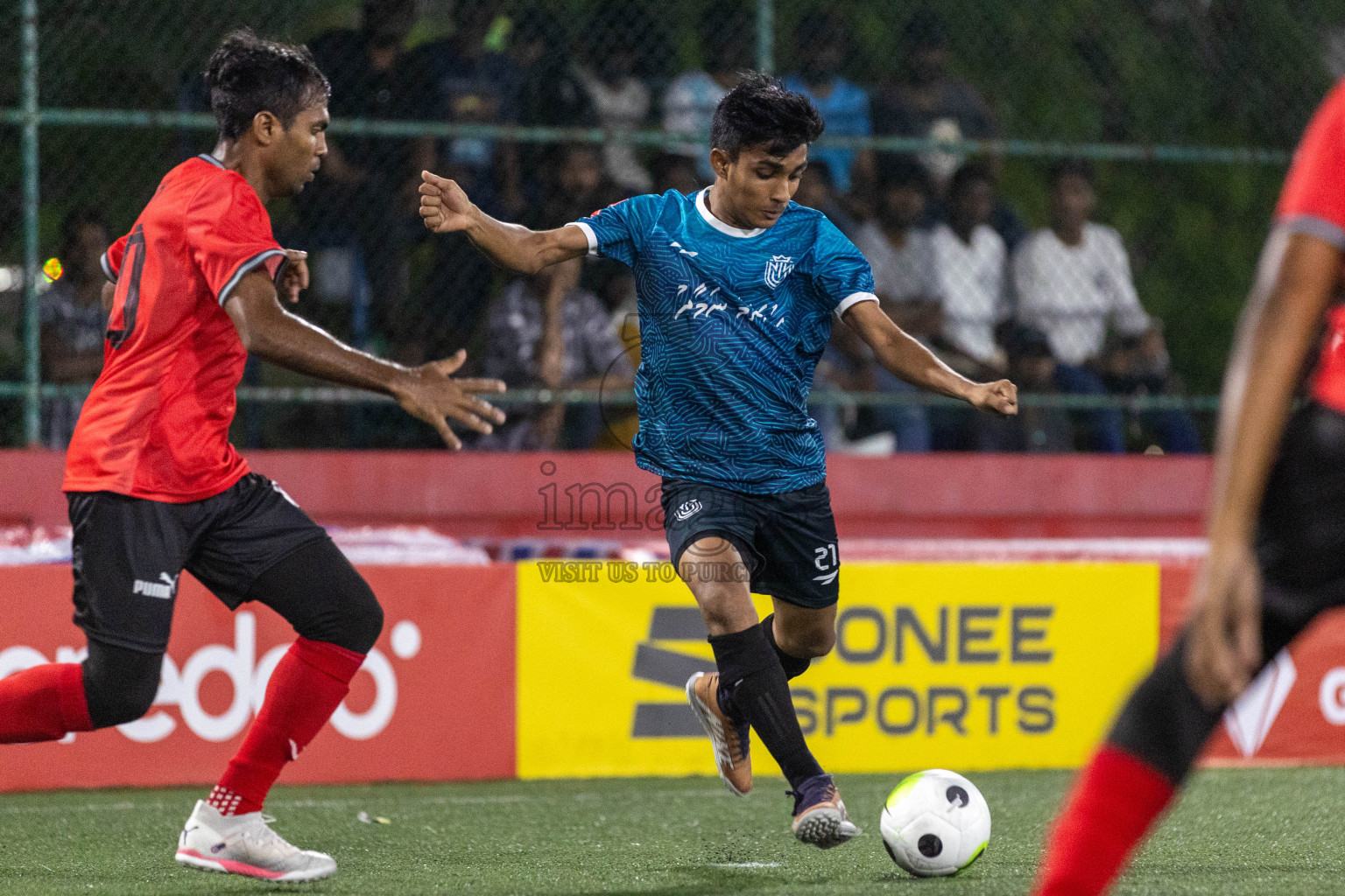 HDh Nellaidhoo vs HDh Nolhivaram in Golden Futsal Challenge 2024 was held on Tuesday, 16th January 2024, in Hulhumale', Maldives Photos: Ismail Thoriq / images.mv