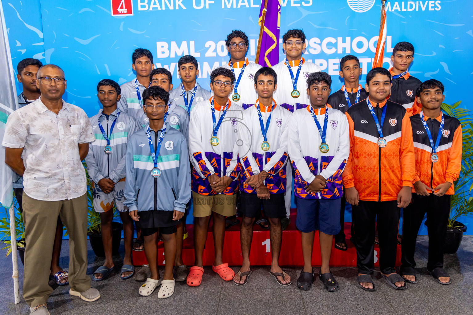 Day 5 of 20th Inter-school Swimming Competition 2024 held in Hulhumale', Maldives on Wednesday, 16th October 2024. Photos: Nausham Waheed / images.mv