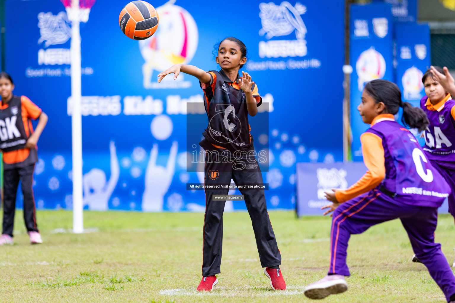 Day 1 of Nestle' Kids Netball Fiesta 2023 held in Henveyru Stadium, Male', Maldives on Thursday, 30th November 2023. Photos by Nausham Waheed / Images.mv