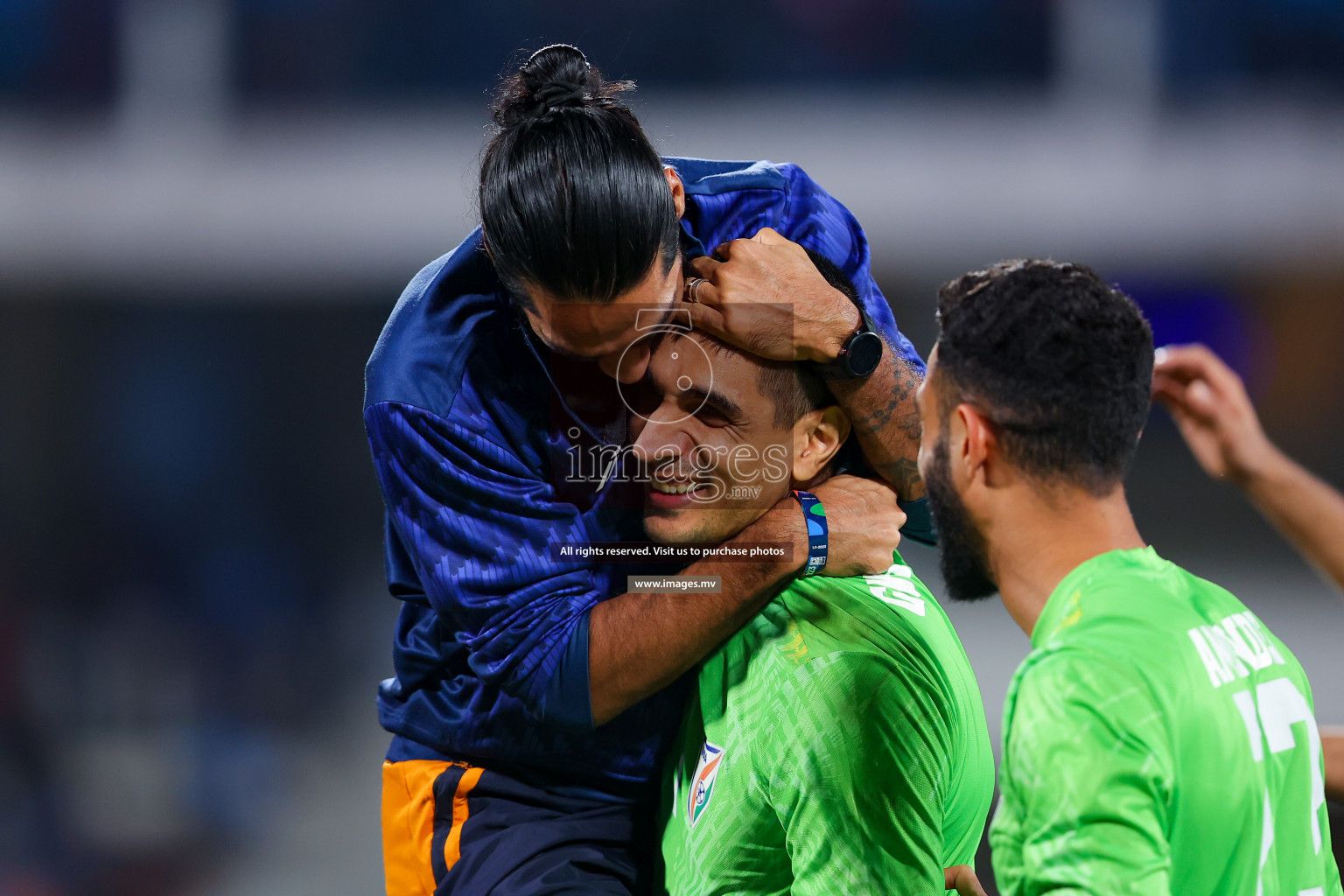 Lebanon vs India in the Semi-final of SAFF Championship 2023 held in Sree Kanteerava Stadium, Bengaluru, India, on Saturday, 1st July 2023. Photos: Nausham Waheed, Hassan Simah / images.mv