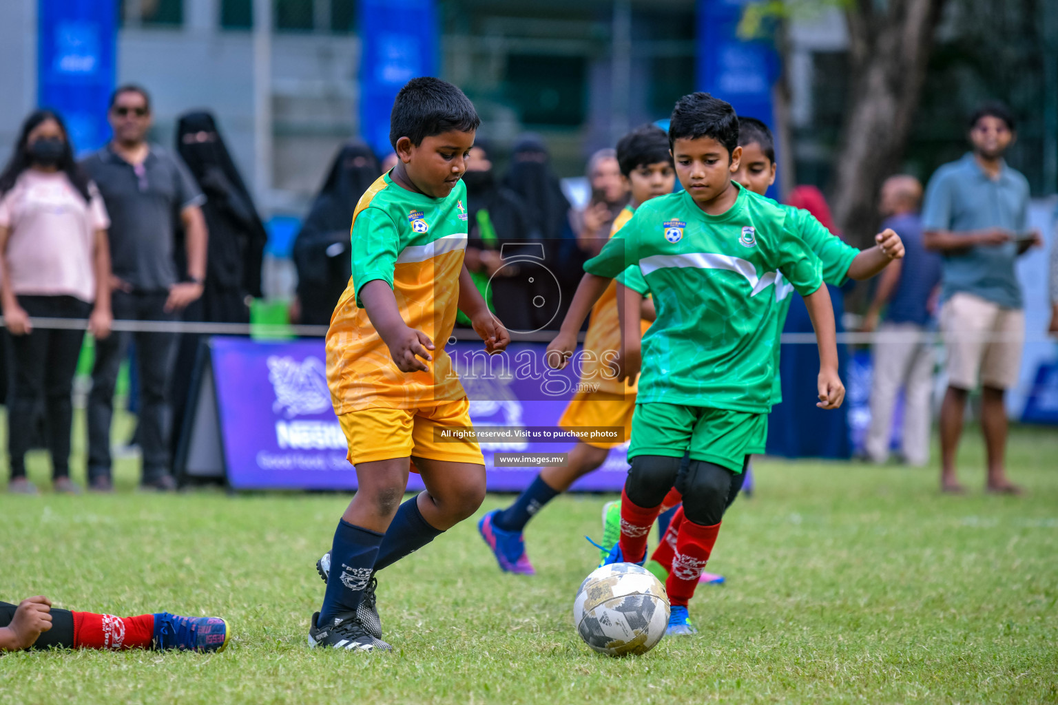 Day 3 of Milo Kids Football Fiesta 2022 was held in Male', Maldives on 21st October 2022. Photos: Nausham Waheed/ images.mv