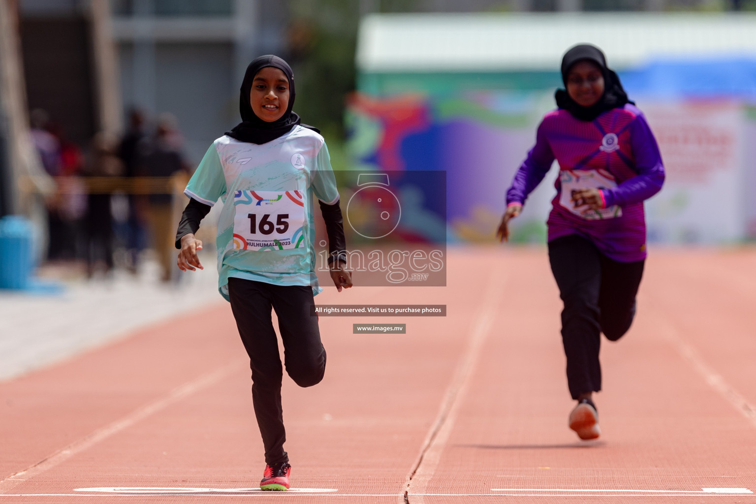 Day two of Inter School Athletics Championship 2023 was held at Hulhumale' Running Track at Hulhumale', Maldives on Sunday, 15th May 2023. Photos: Shuu/ Images.mv