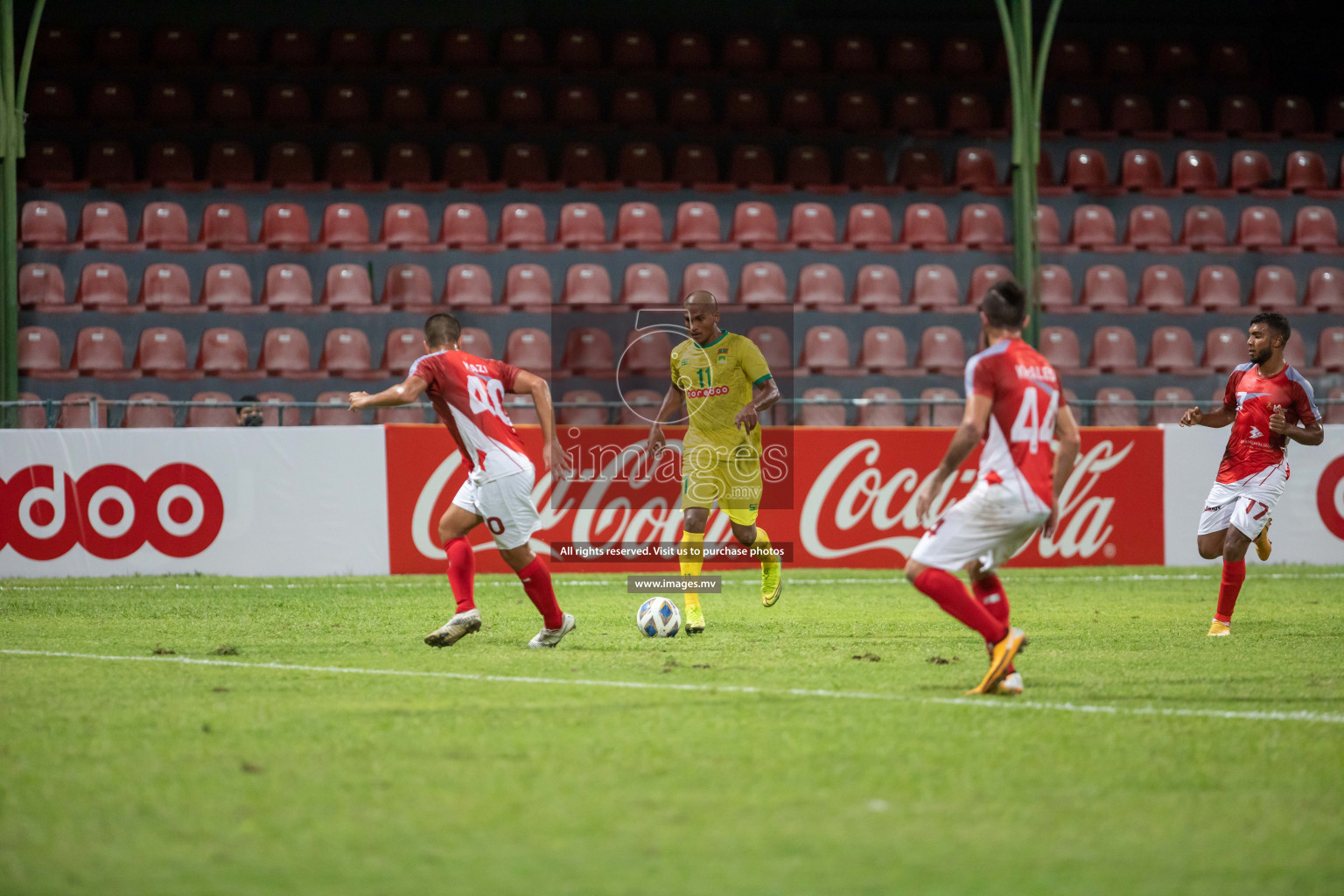 AFC Cup 2021 - Bashundhara Kings vs Maziya SRC in Male', Maldives on 18 August 2021.