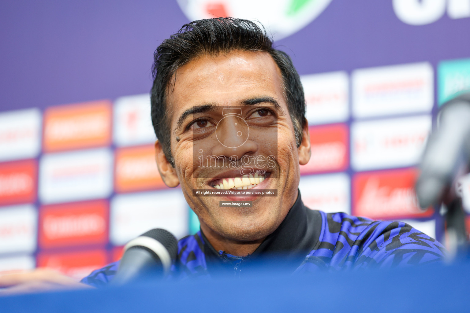 Saff Championship Final Pre-match press conference held in Sree Kanteerava Stadium, Bengaluru, India, on Monday, 3rd July 2023. Photos: Nausham Waheed / images.mv