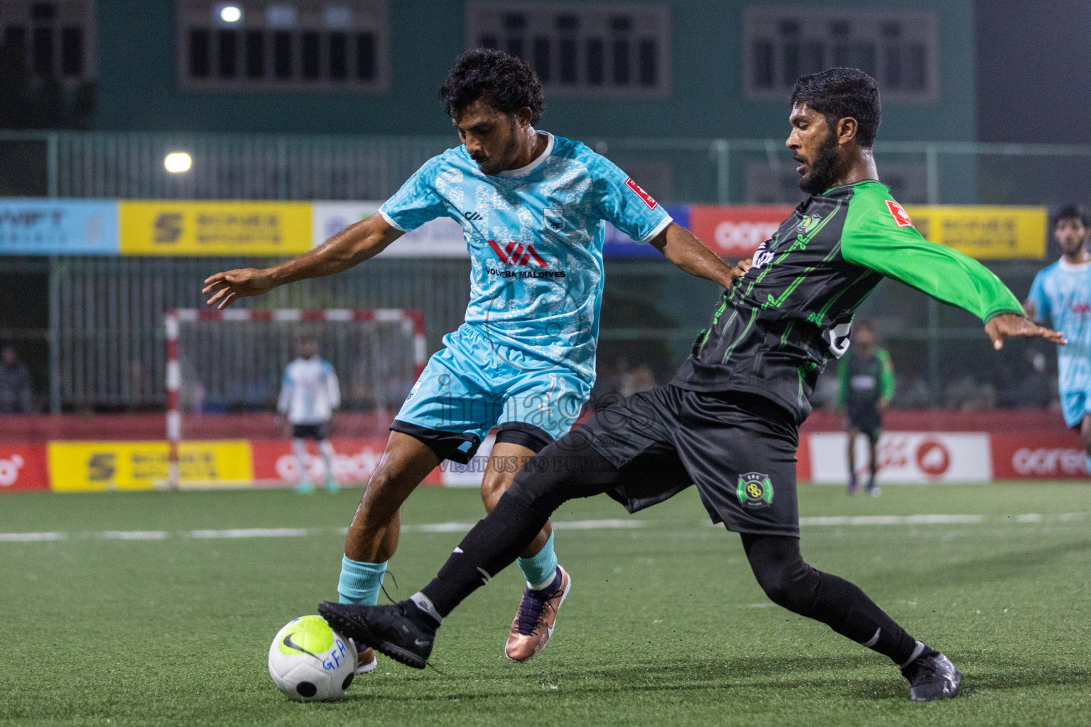 HA. Dhidhdhoo vs HA. Vashafaru in Day 1 of Golden Futsal Challenge 2024 was held on Monday, 15th January 2024, in Hulhumale', Maldives Photos: Nausham Waheed  / images.mv