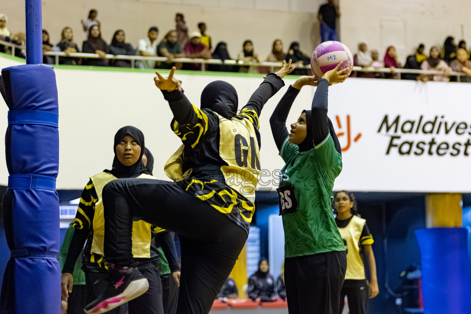 Day 8 of 26th Inter-School Netball Tournament 2025 was held in Social Center Indoor Hall on Sunday, 26th October 2025. Photos: Hassan Simah / images.mv