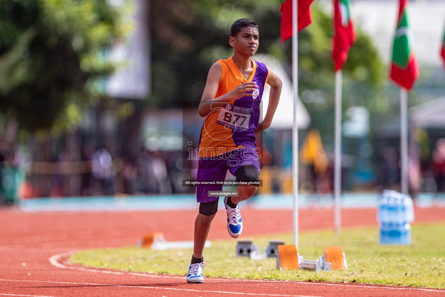 Day 2 of Inter-School Athletics Championship held in Male', Maldives on 24th May 2022. Photos by: Maanish / images.mv