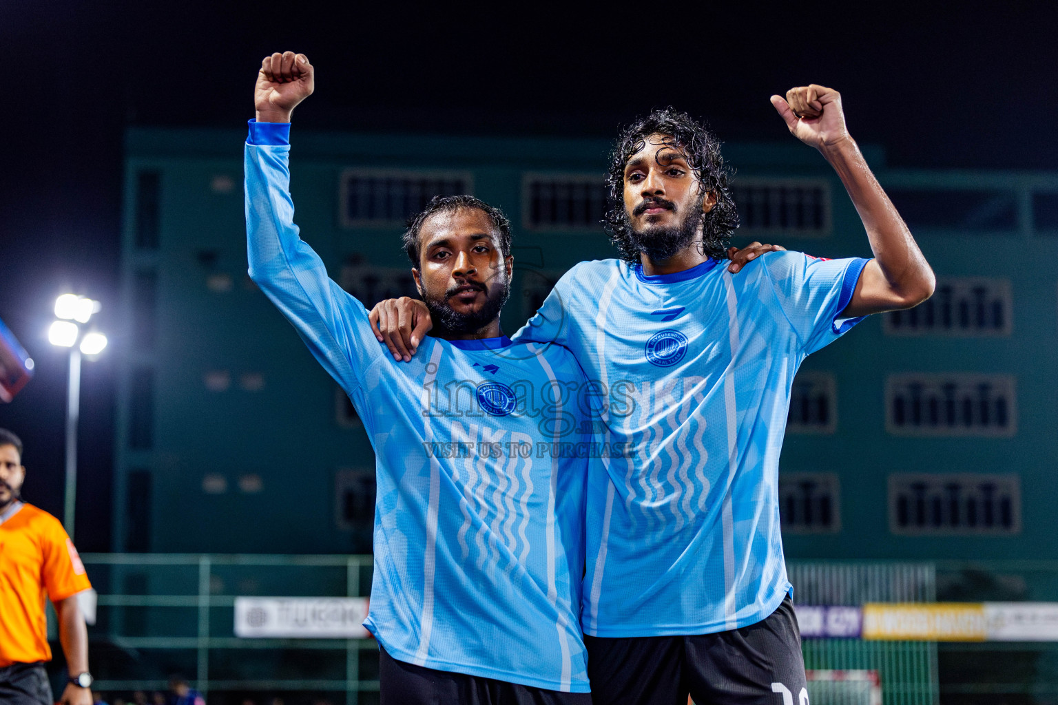 Hdh Neykurendhoo VS Hdh Finey in Day 9 of Golden Futsal Challenge 2025 was held on Monday, 13th January 2025, in Hulhumale', Maldives Photos: Nausham Waheed , Ismail Thoriq / images.mv