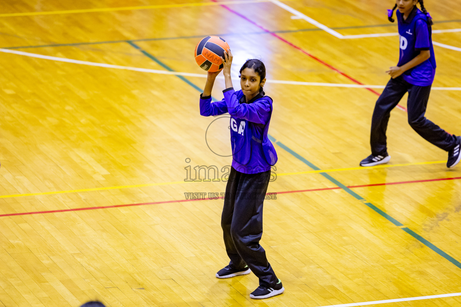 Day 10 of 25th Inter-School Netball Tournament was held in Social Center at Male', Maldives on Tuesday, 20th August 2024. Photos: Nausham Waheed / images.mv