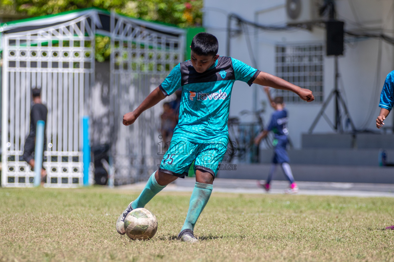 Day 3 of MILO Academy Championship 2024 - U12 was held at Henveiru Grounds in Male', Maldives on Saturday, 6th July 2024. Photos: Mohamed Mahfooz Moosa / images.mv