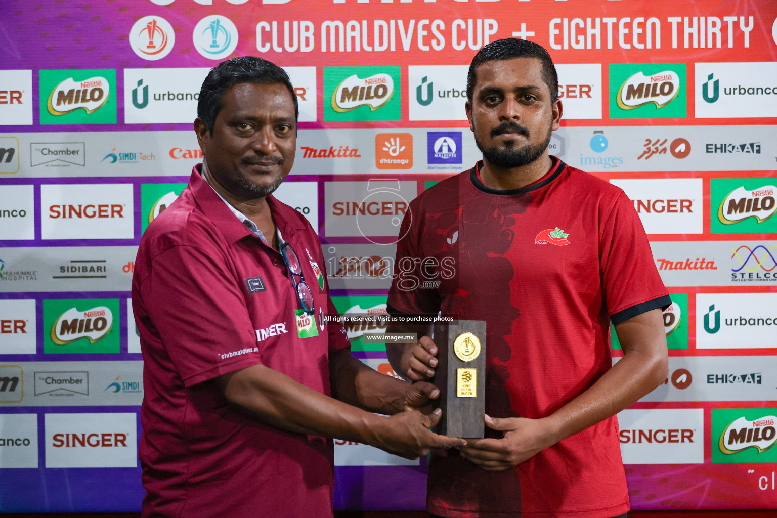 Trade Club vs ACCRC in Club Maldives Cup Classic 2023 held in Hulhumale, Maldives on 15 July 2023