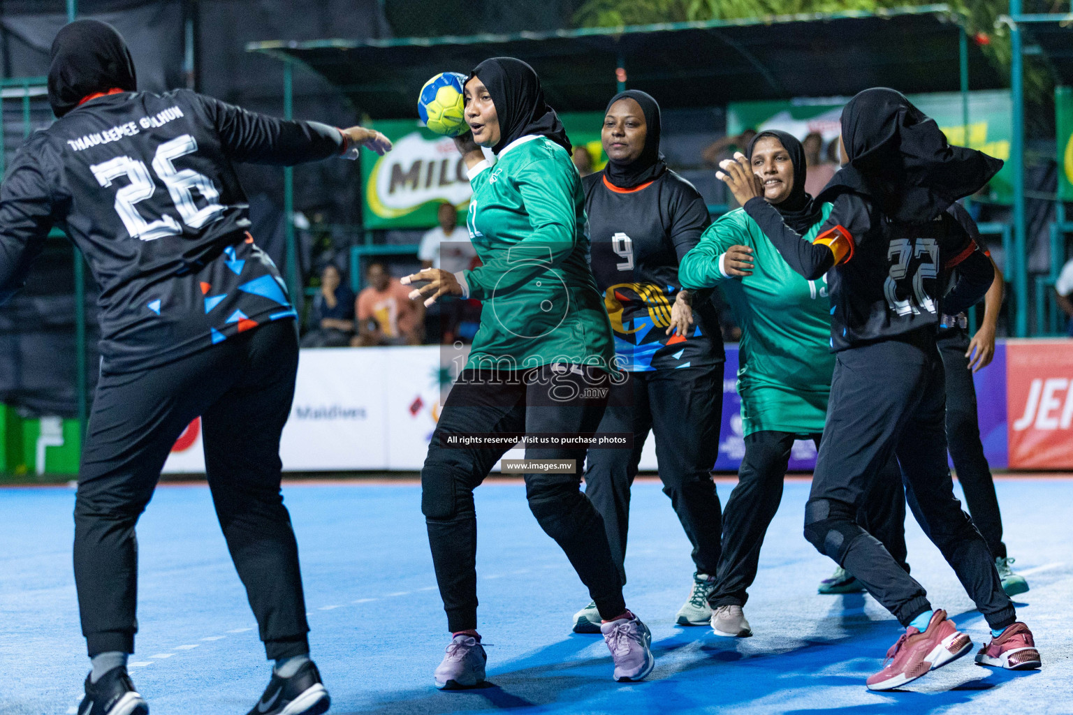 Day 1 of 7th Inter-Office/Company Handball Tournament 2023, held in Handball ground, Male', Maldives on Friday, 16th September 2023 Photos: Nausham Waheed/ Images.mv