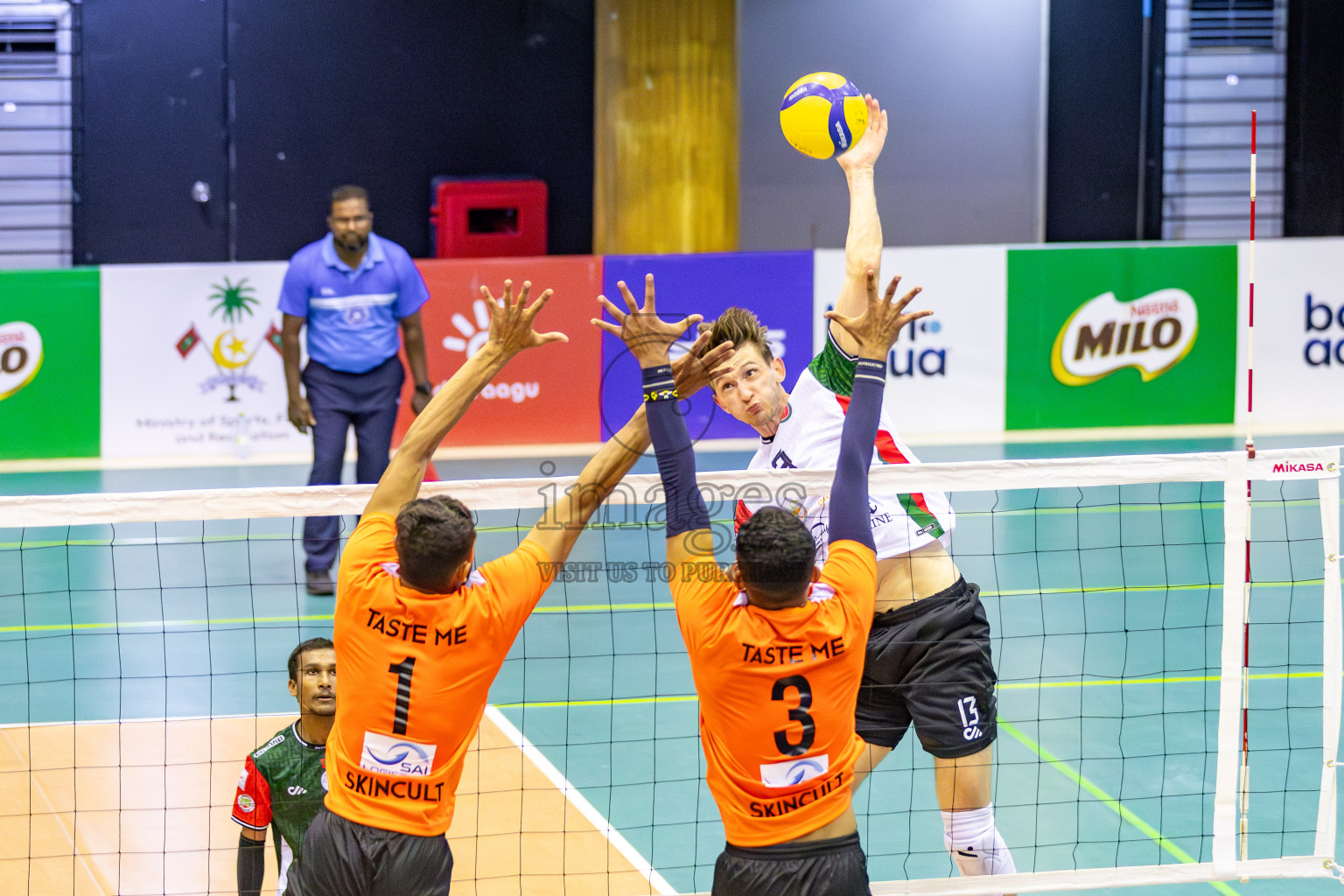 Day 1 of MILO VAM Cup 2025 held in Male', Maldives on Wednesday, 25th June2025 at Social Center Indoor Hall Photos By: Mohamed Mahfooz Moosa / images.mv