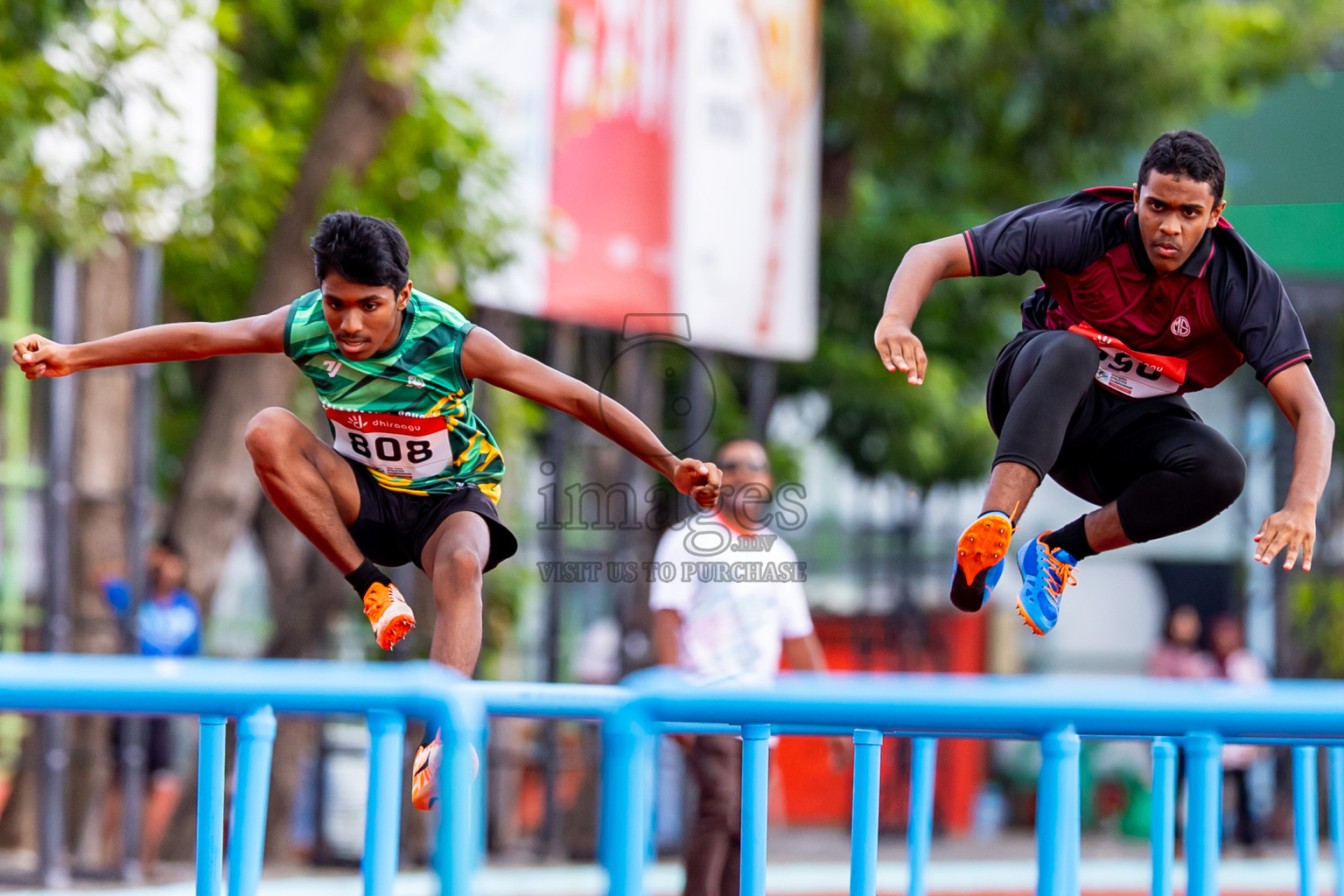 Day 5 of Inter-school Athletics Championship 2025 held in Ekuveni Synthetic Track, Male', Maldives on Saturday, 11th October 2025. Photos by: Nausham Waheed / Images.mv