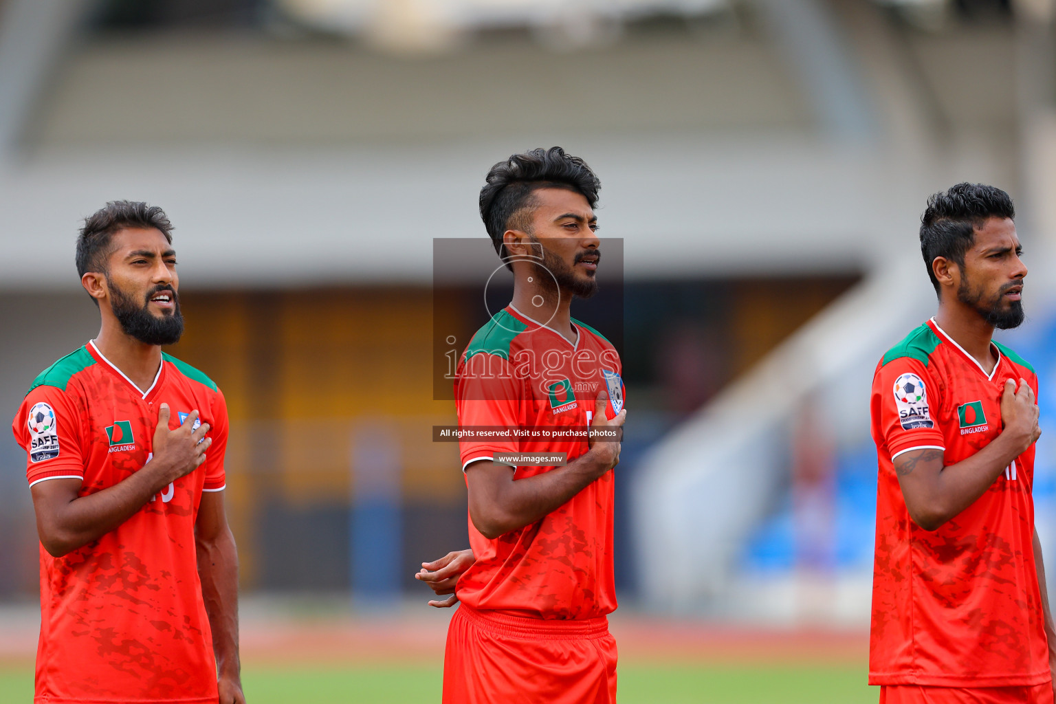 Kuwait vs Bangladesh in the Semi-final of SAFF Championship 2023 held in Sree Kanteerava Stadium, Bengaluru, India, on Saturday, 1st July 2023. Photos: Nausham Waheed, Hassan Simah / images.mv