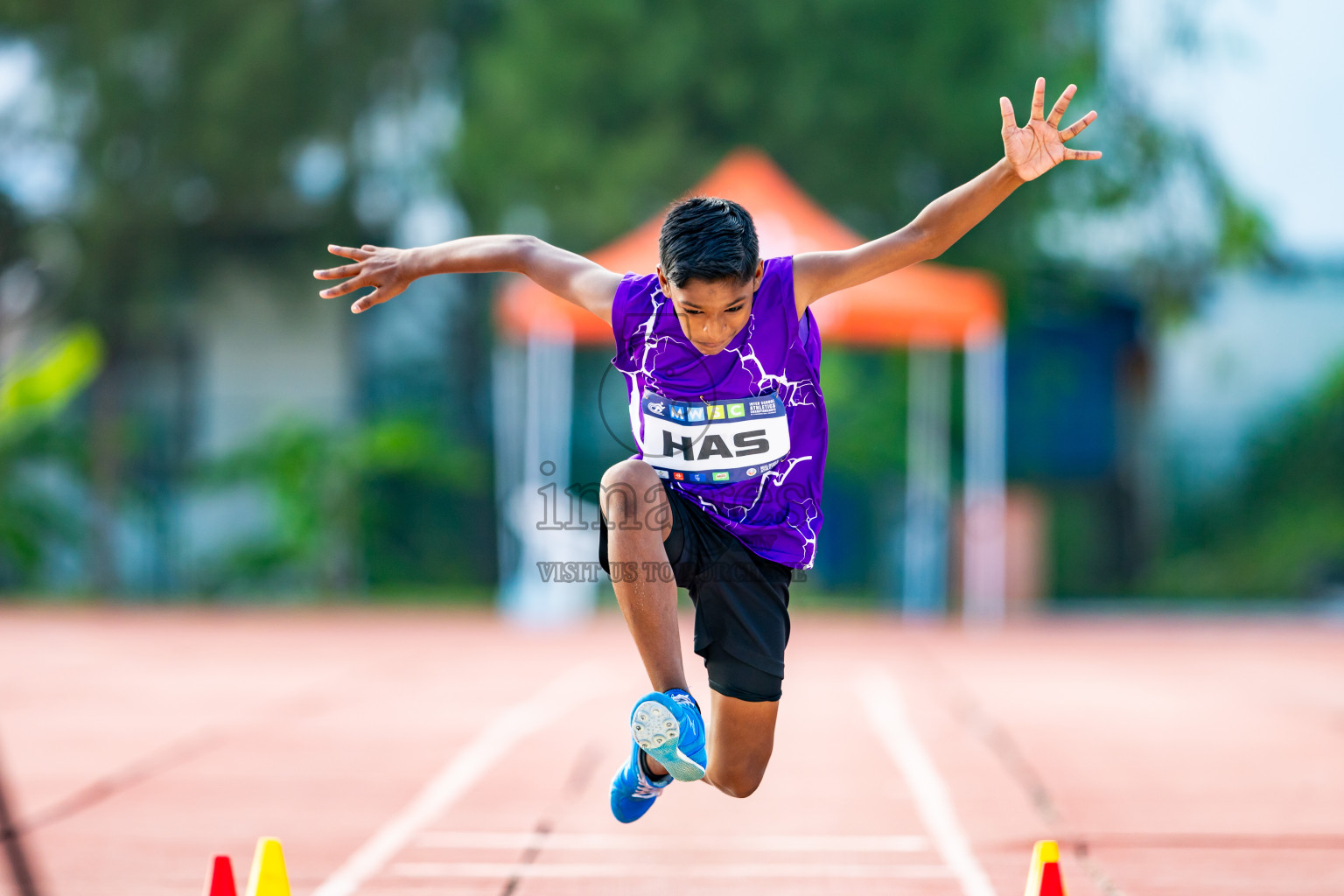 Day 5 of MWSC Interschool Athletics Championships 2024 held in Hulhumale Running Track, Hulhumale, Maldives on Wednesday, 13th November 2024. Photos by: Nausham Waheed / Images.mv